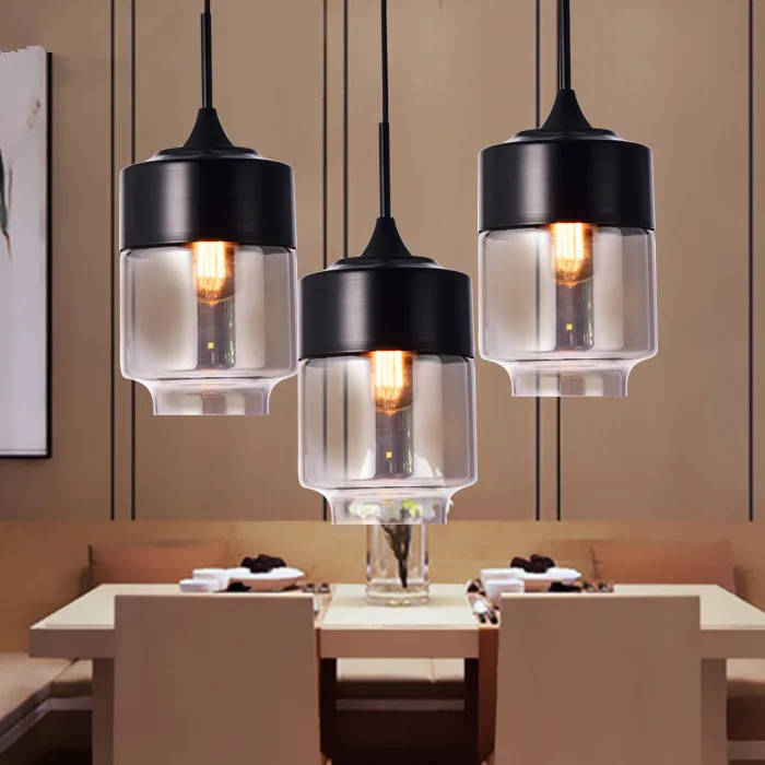 IWHD-lámpara colgante de Estilo Vintage para decoración Industrial Edison, accesorio de iluminación para comedor, Bar, cafetería, lámpara colgante, Luminaria