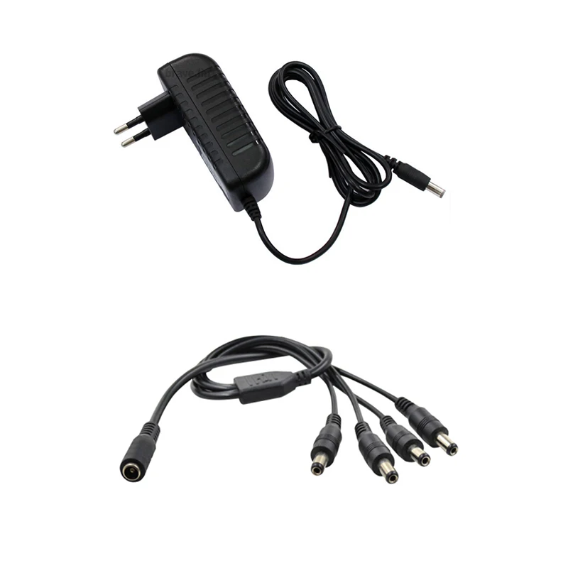 12 В постоянного тока для 4-х камер системы видеонаблюдения | Безопасность и защита