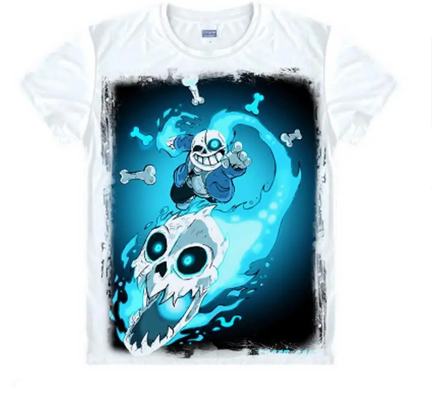 Новый костюм для косплея Undertale Sans все члены Хлопковая мужская футболка