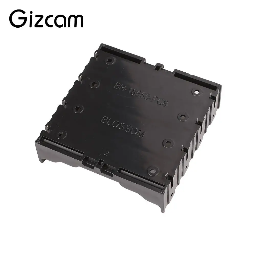 Черный ABS ящик для хранения держатель чехол 4 Li Ion 18650 3 7 V батареи с Pin| |