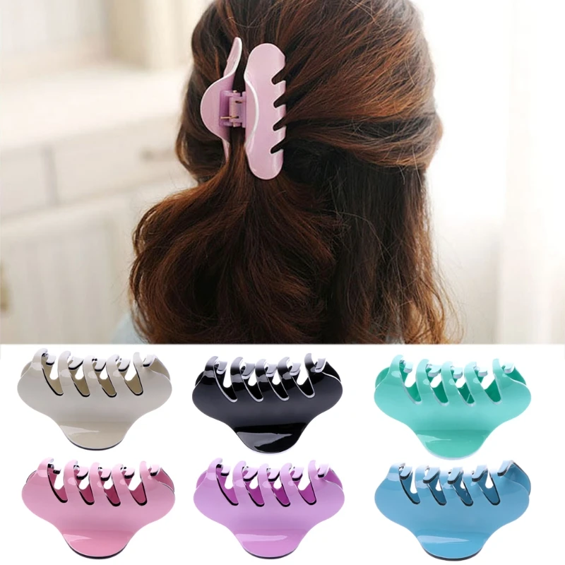 Акриловая заколка для волос женщин и девушек модный зажим аксессуары|accessories