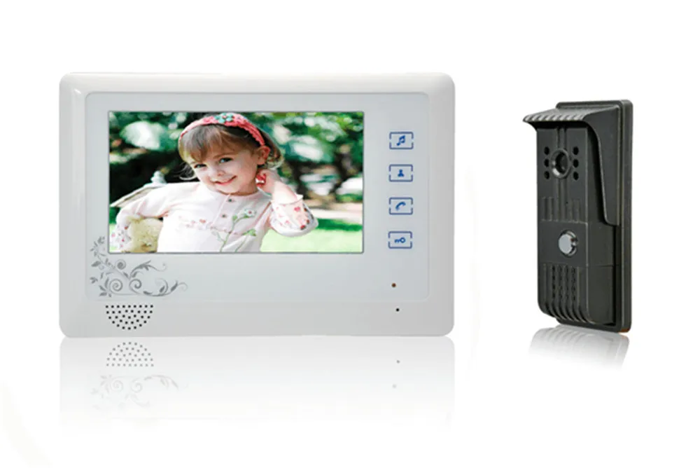 7 inch TFT Monitor 600TVL Camera Intercom Video Deurtelefoon