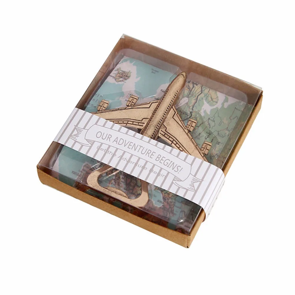 Алюминиевый сплав самолет открывалка для бутылок античный Самолет Форма