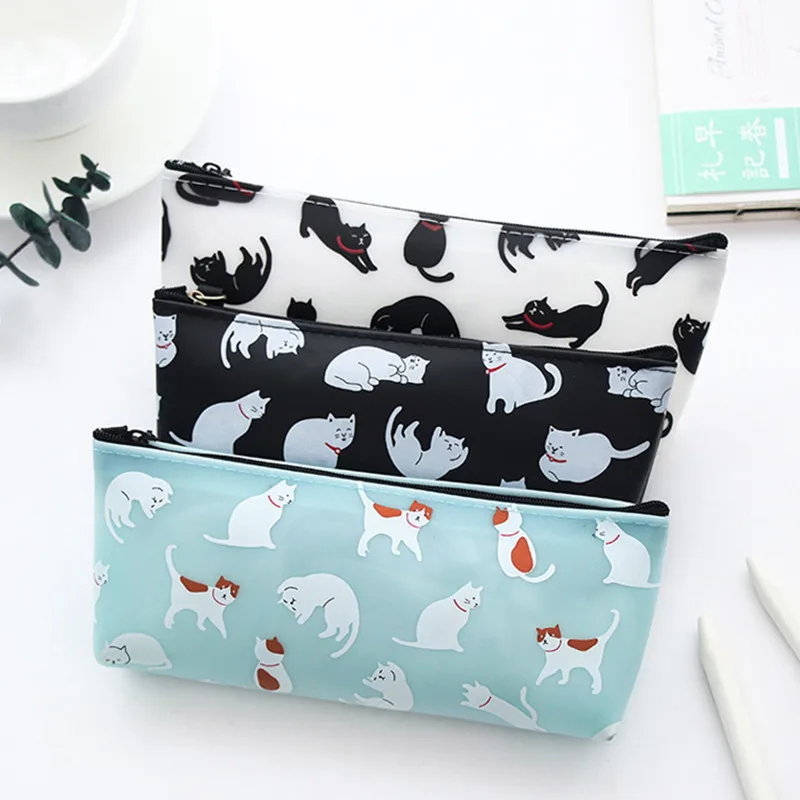 Kawaii кожаный чехол для ручки тканевый карандашей etui a пенал stifte tasche школьная сумка