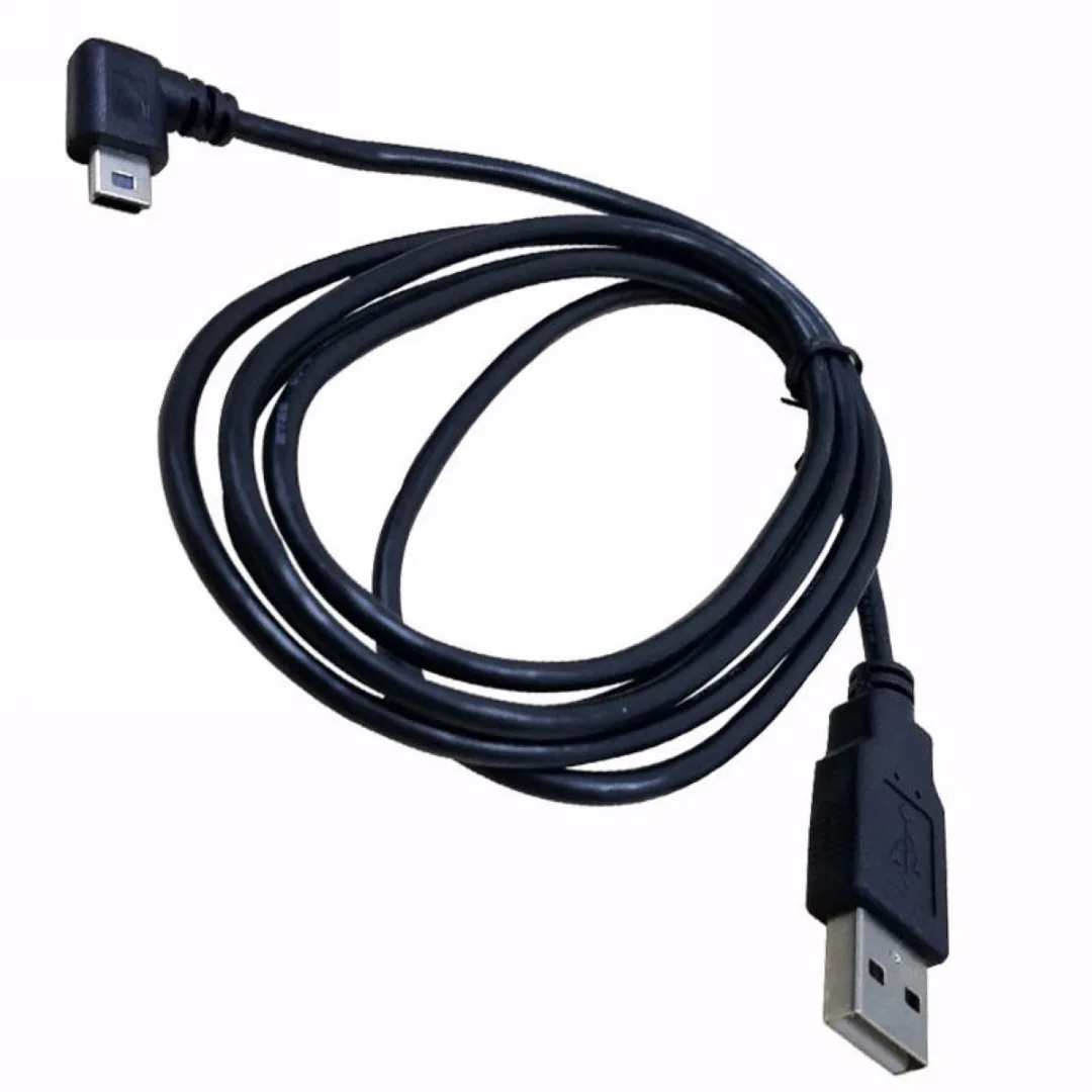 Универсальный USB 2,0 A штекер для мини 5 Pin Левый Угловой Штекер кабель для передачи данных Шнур 1,5 м/5F 3 м/10F мужской цифровой кабель для передачи данных Аксессуары
