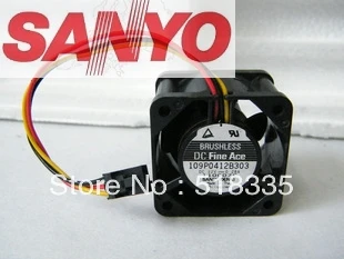 Для Sanyo 109P0412B303 12V 0.28A 4 см 4028 шарикоподшипник охлаждающий вентилятор