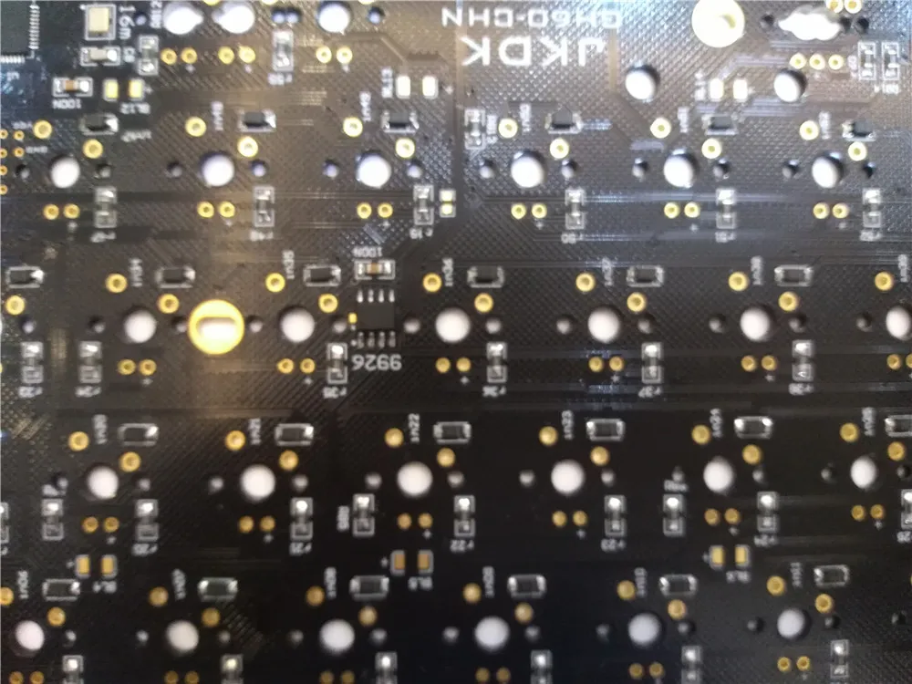 Черная 60 PCB CHN тарелка компактный мини покер совместимый с satan gh60 DIY механические