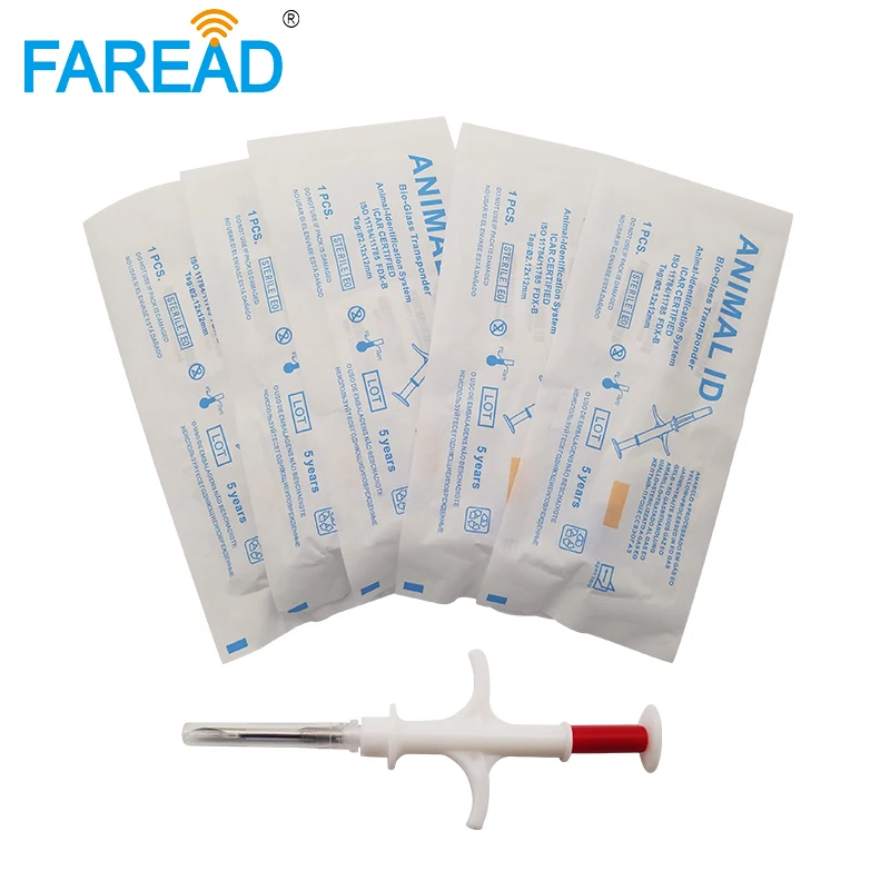 Бесплатная доставка x50pcs RFID 2 12*12 мм шприц для идентификации животных собак кошек имплантатов стеклянных