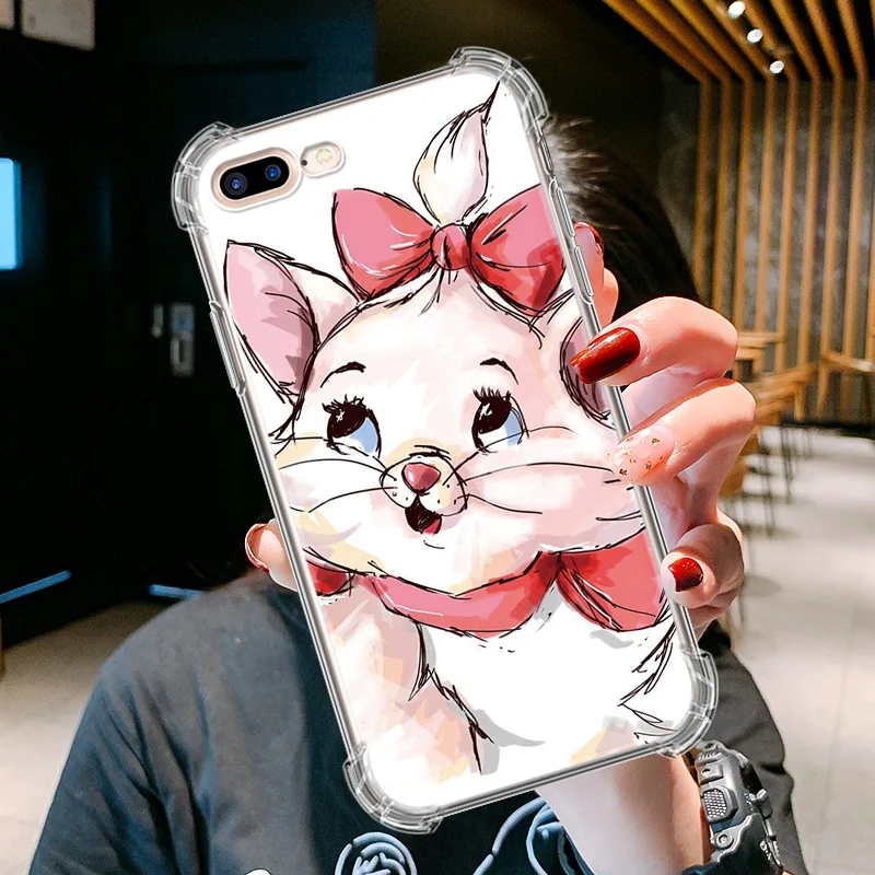 Силиконовый чехол для iPhone 7 Plus 8 6 6S Plus 5 5S SE мягкий прозрачный чехол для iPhone 11 Pro XS MAX XR 9 10 Funda - Цвет: maohwj