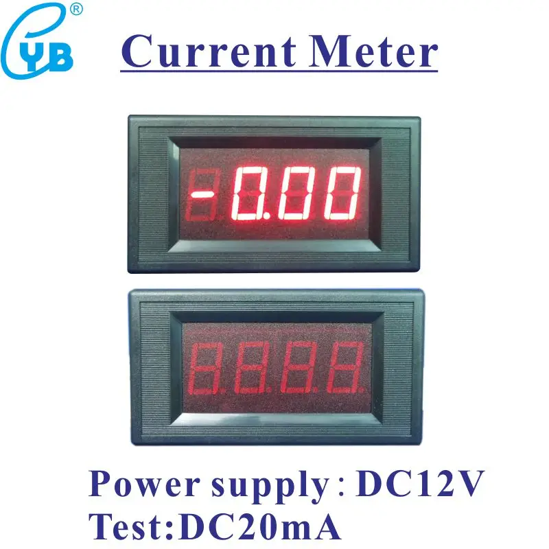 Источник питания DC 12V 20mA светодиодный цифровой Ампер панель Измеритель