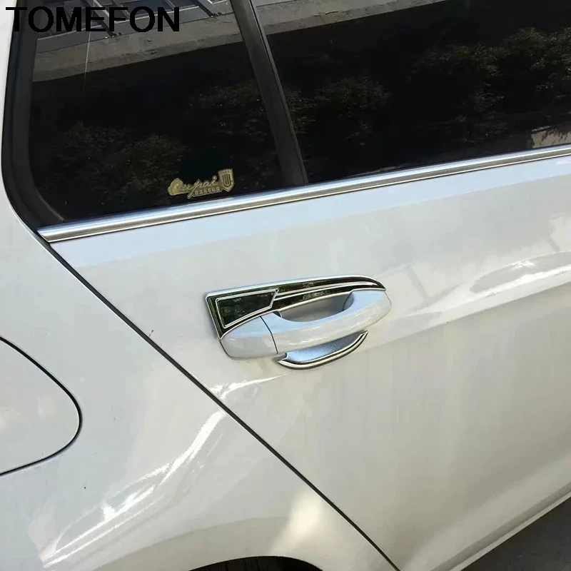 TOMEFON для Volkswagen Golf 7 MK7 2014 2015 2016 2017 2018 боковая дверная ручка крышка рамы чаши отделка
