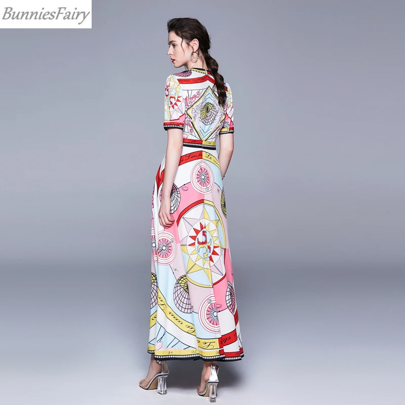 BunniesFairy 2019 летнее богемное женское винтажное Ретро барокко геометрическое
