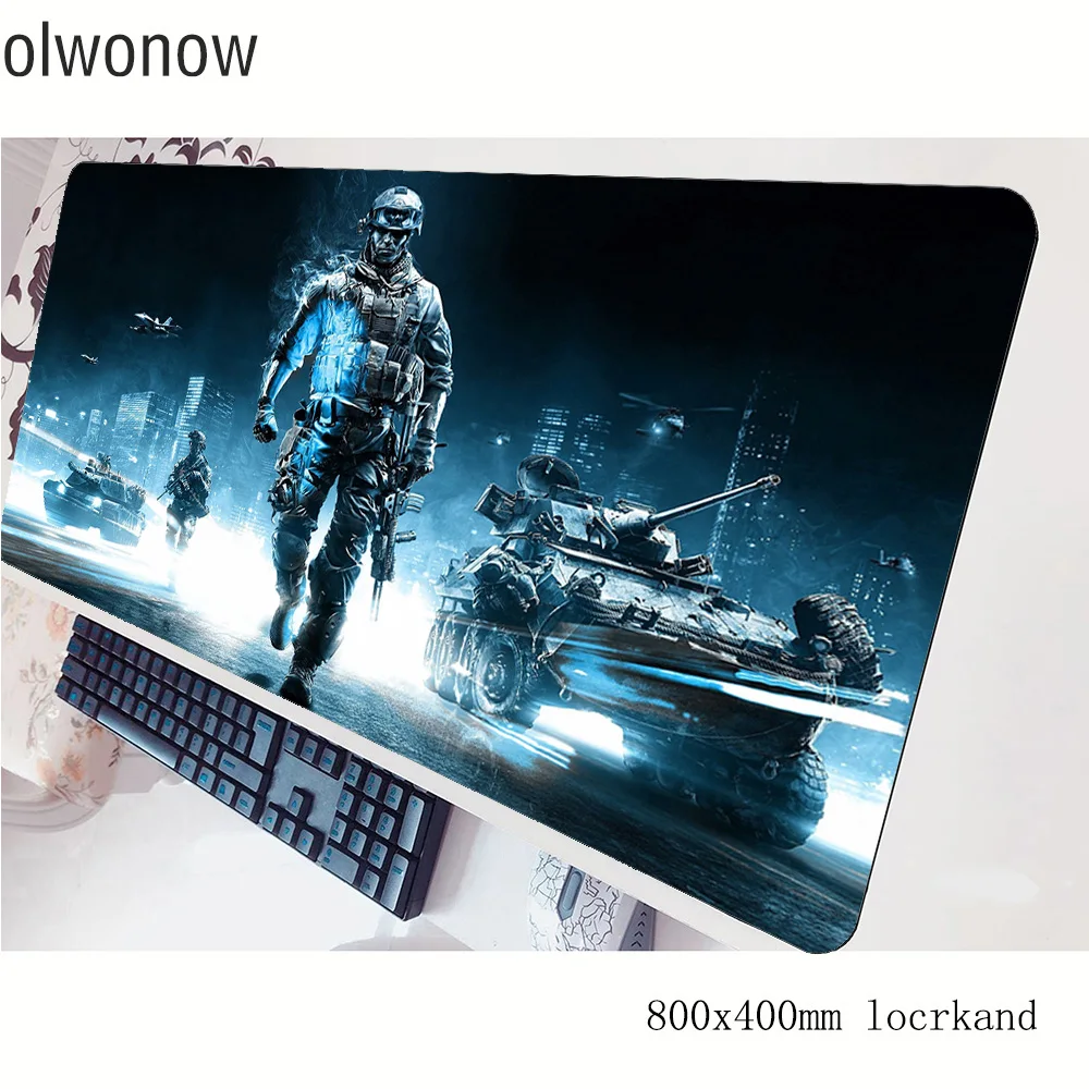 Игровой коврик для мыши battlefield игровой 800x400x3 мм аксессуары ноутбука эргономичный