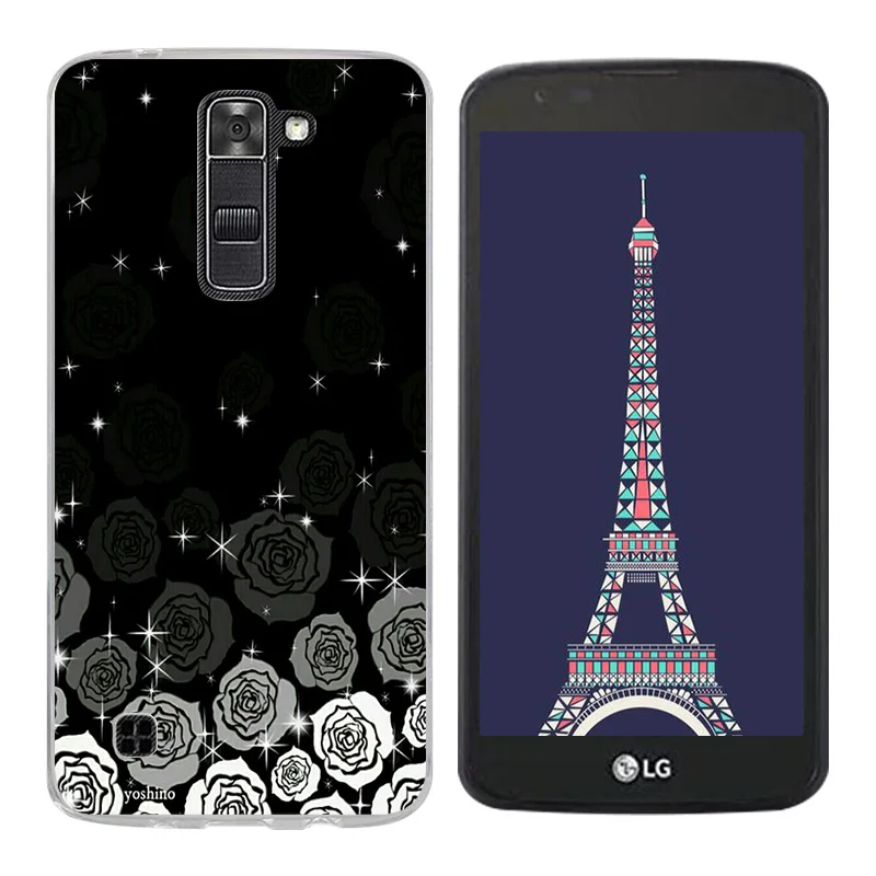 Soft Silicon Case for LG K7/Tribute 5 LS675/X210 X210DS Triangle Printing Back Cover K7 Cases Mobile Funda Capa |
