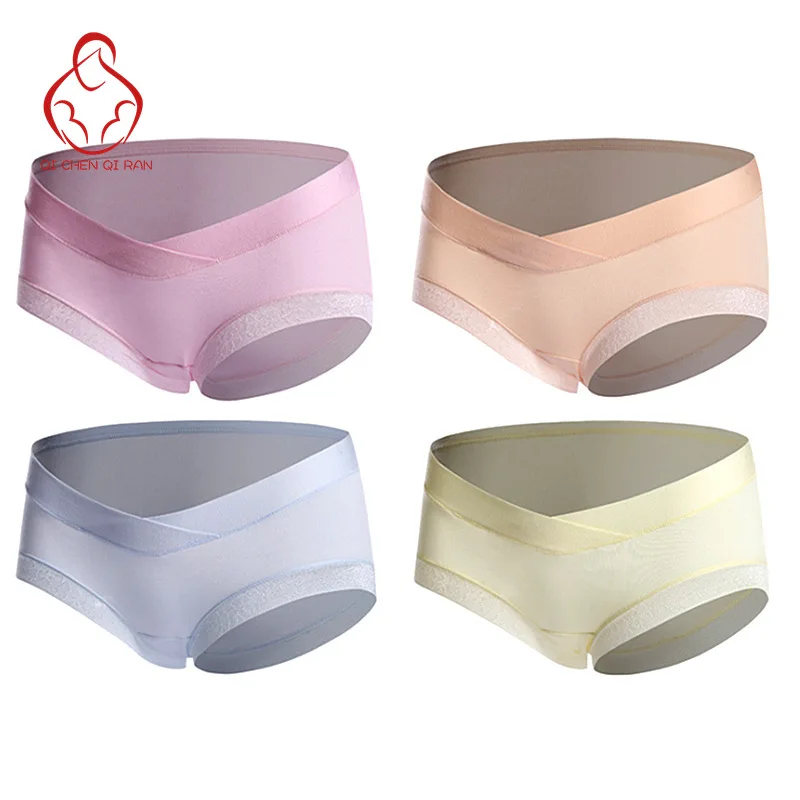 4 шт./партия высококачественное хлопковое нижнее Белье для беременных женщин
