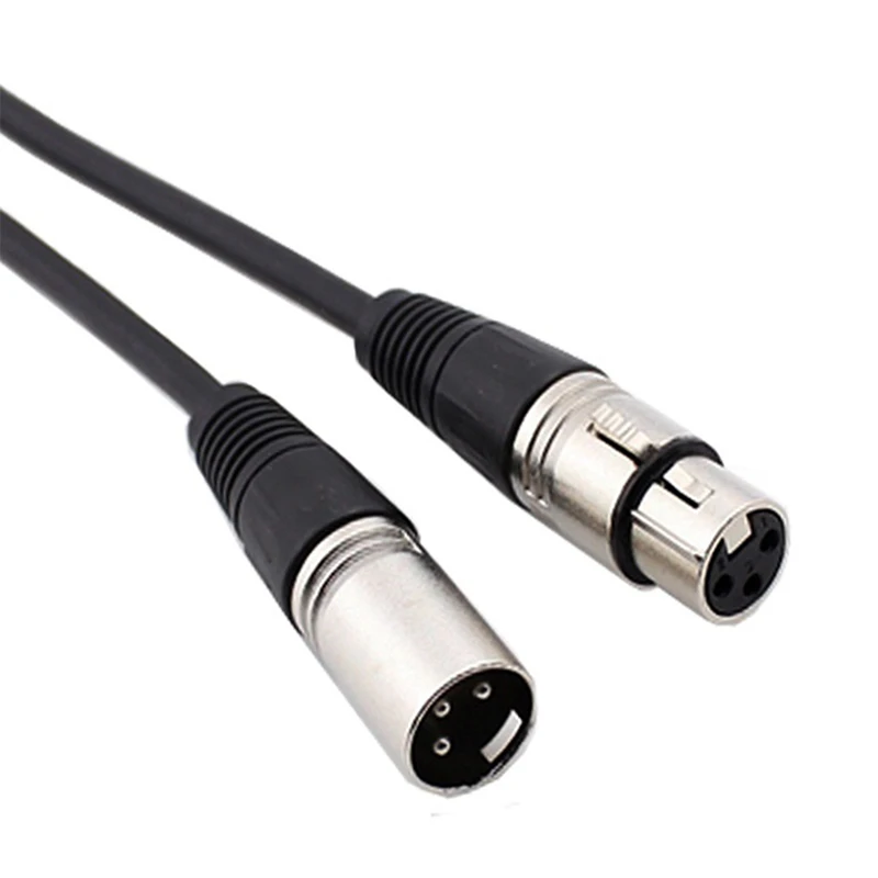 Удлинительный кабель XLR 2 м 3 5 контакта штекер гнездо микрофон экранированный