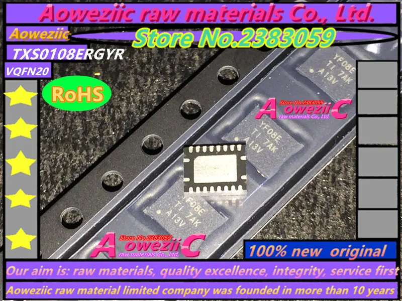 

Aoweziic 100% new original TXS0108ERGYR 0108 YF08E TXS0108 VQFN-20