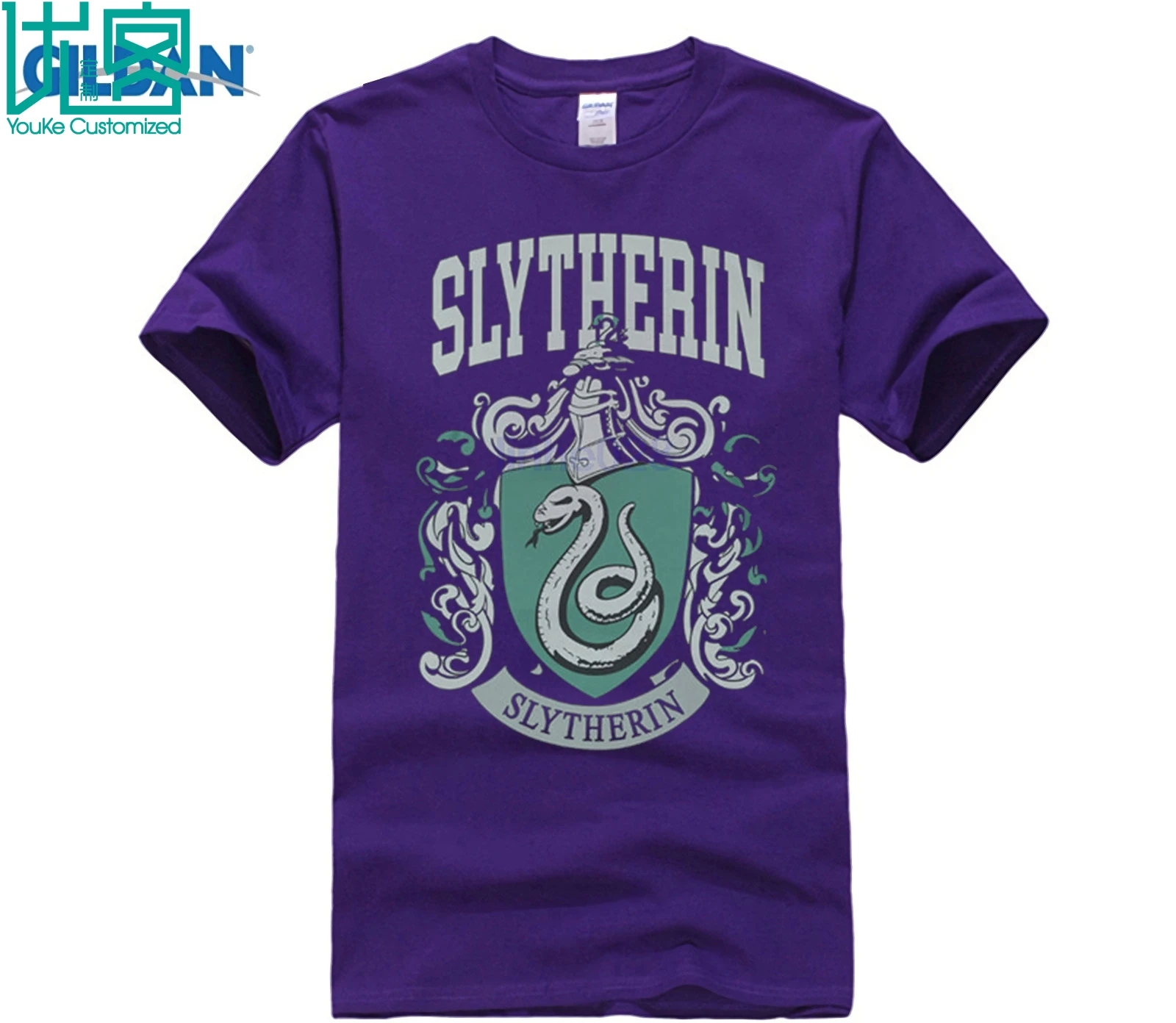Футболка Slytherin потрясающая футболка с коротким рукавом и уникальным юмором топы