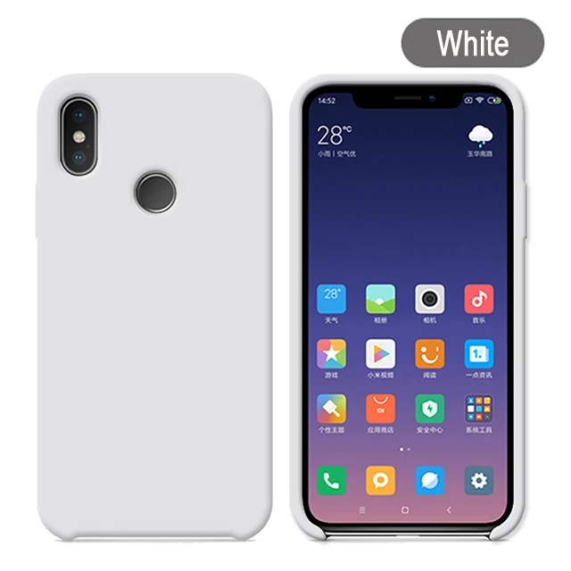 White Силиконовый чехол для телефона Xiaomi Mi 9 SE 8 Lite A2 6X9 T Max 3 RedMi K20 5 Plus 4X6 Pro Note 7 Чехол Крышка для телефона Capa - Цвет: White