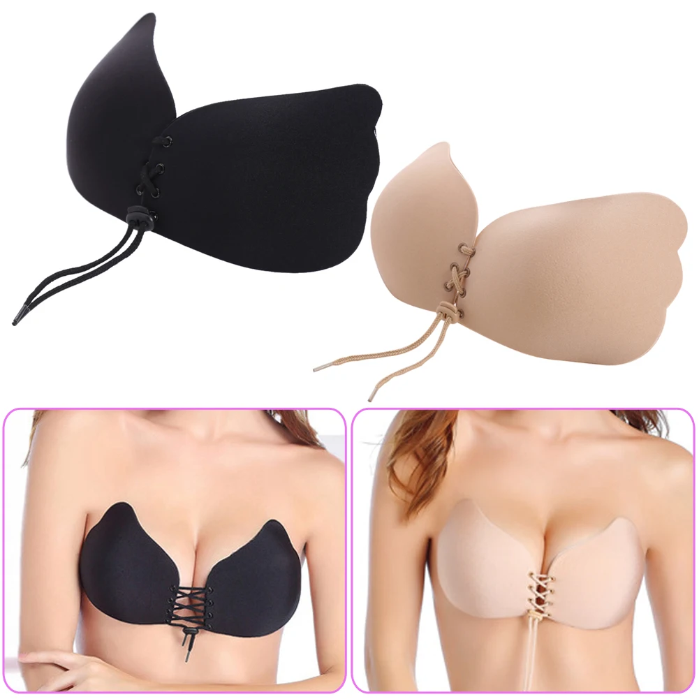 2017 сексуальное нижнее белье без бретелек Fly бюстгальтер крылья завязываются