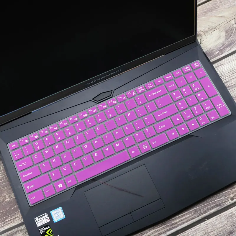 purple Для HASEE Z6 Z7M T6Ti-X7 KP5D1 KP7S1 K670E-G6E3 machenike T58 ThundeRobot 911SE чехол для клавиатуры ноутбука кожи - Цвет: purple