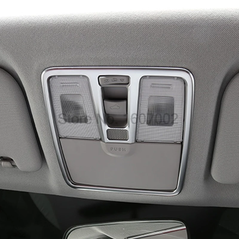 Внутренняя хромированная лампа для чтения Hyundai Creta IX25 2014 2015 2016 затеняющая крышка