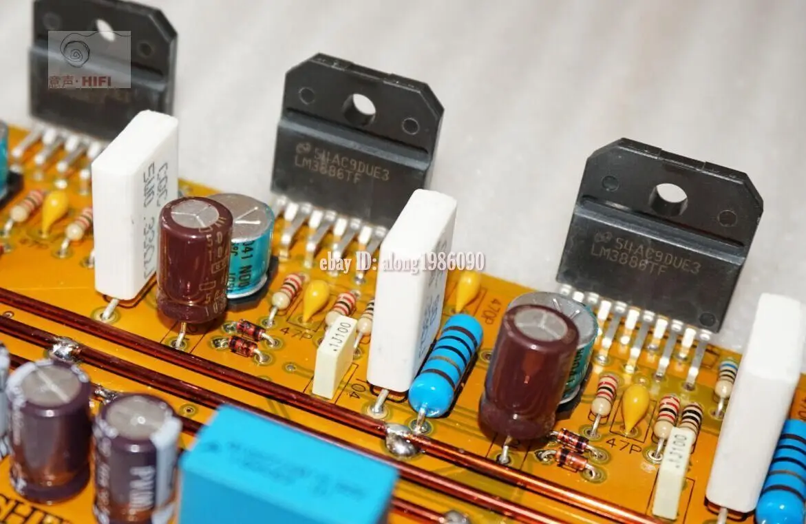 Монтажная моноблок LM3886 Плата усилителя Hi Fi основанная на усилителе мощности JEFF