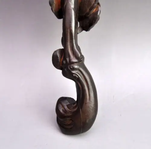 Изысканная Китайская классическая Коллекционная статуя ручной работы черное