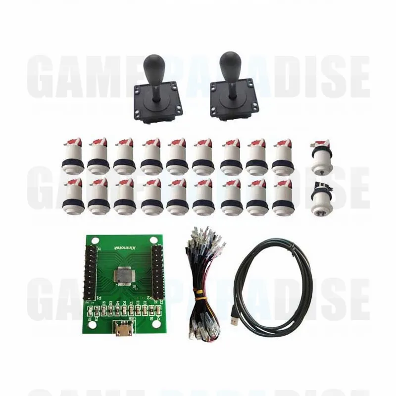 Аркадный набор сделай сам 2 игрока ПК PS/3 в 1 для Америки интерфейс joystck USB MAME
