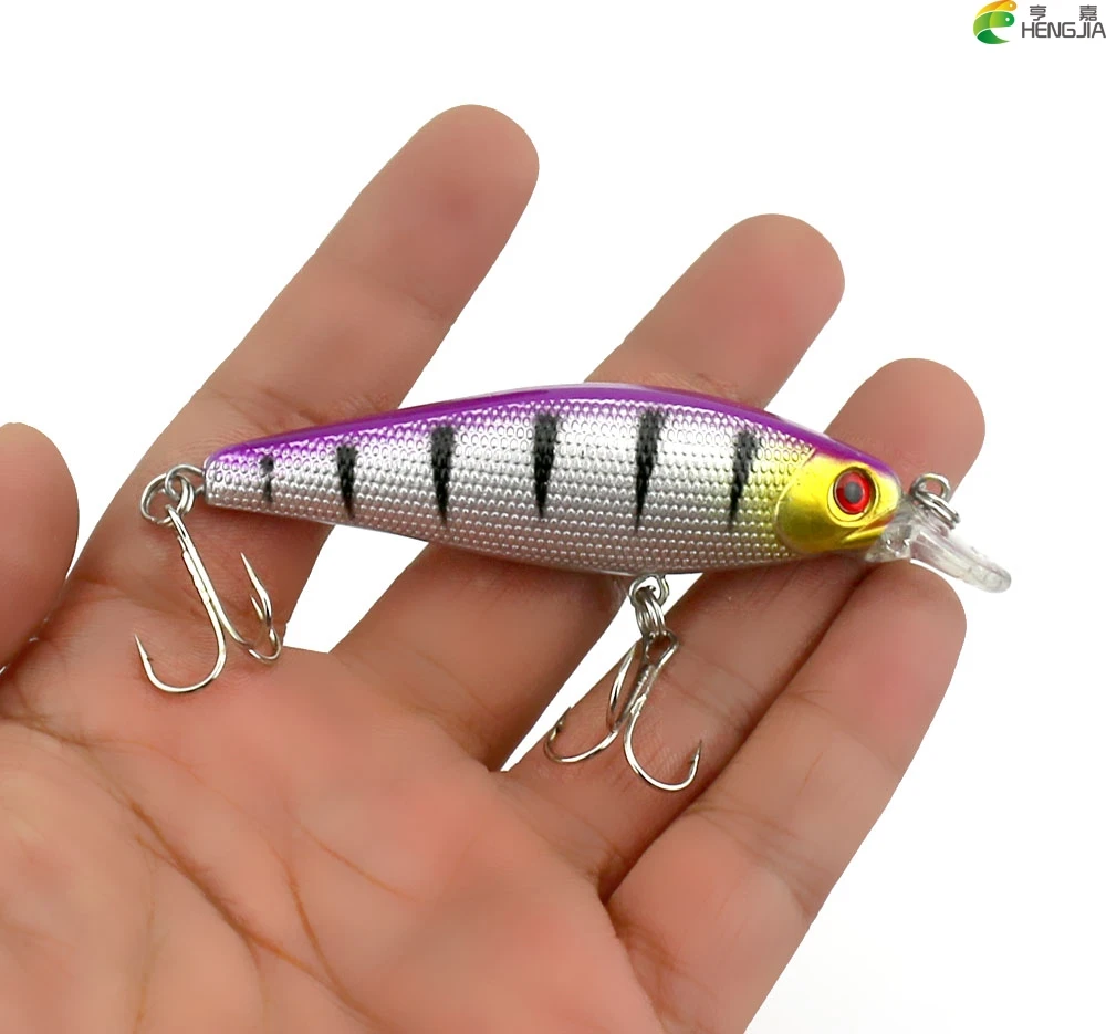 

HENGJIA 8.5cm 10.3g crankbaits Laser hard plastic Minnow fishing lures floating minnow lure bait diving salmon catfish pesca