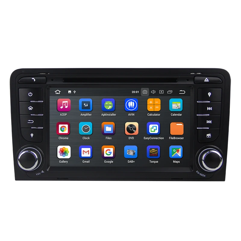 KSAOTU 7 &quotDAB + 4G Android 8 0 автомобильный DVD плеер SD GPS для AUDI A3 (2003 2011) S3 RS3 RNSE