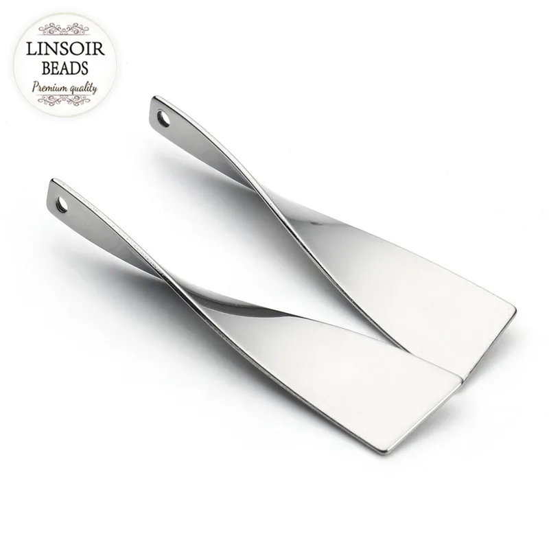 Ожерелье кулон из нержавеющей стали с маленьким отверстием 11 х48 мм 5 шт./лот|charm