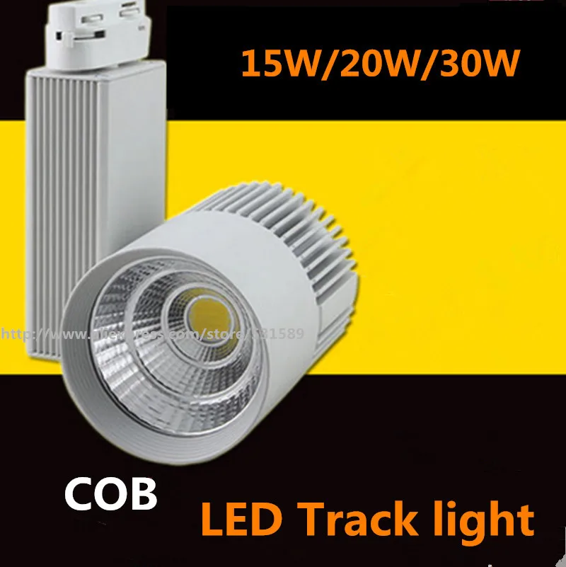 

10pcs LED Track Light 24W COB Rail Light Spotlight strip Equal to200w Halogen Lamp 110v 120v 220v 230v 240v Track Lamp Rail Lamp