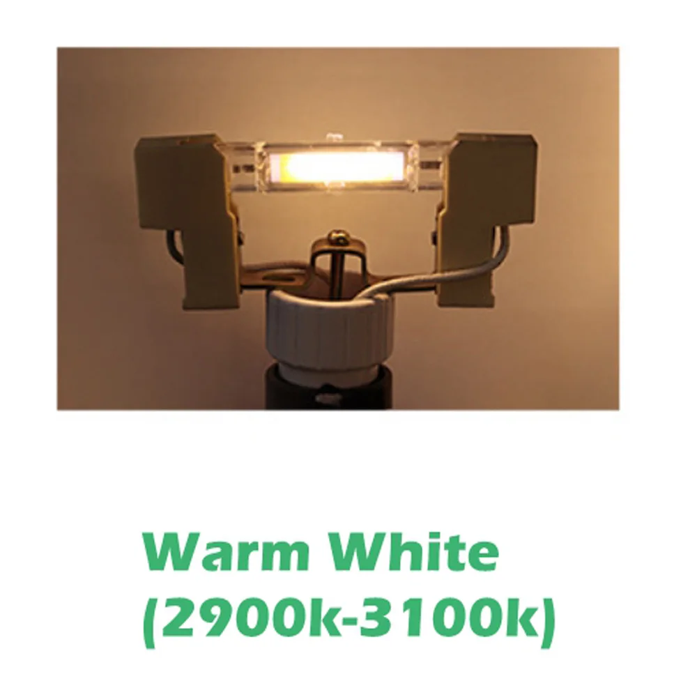 Warm White Мигающая Светодиодная трубка R7S COB лампа 78 мм 118 мм стеклянная лампа 220 В 15 Вт 30 Вт 50 Вт Lamparas Теплый/Природа/холодный белый свет j78 j118 Bombillas - Испускаемый цвет: Warm White