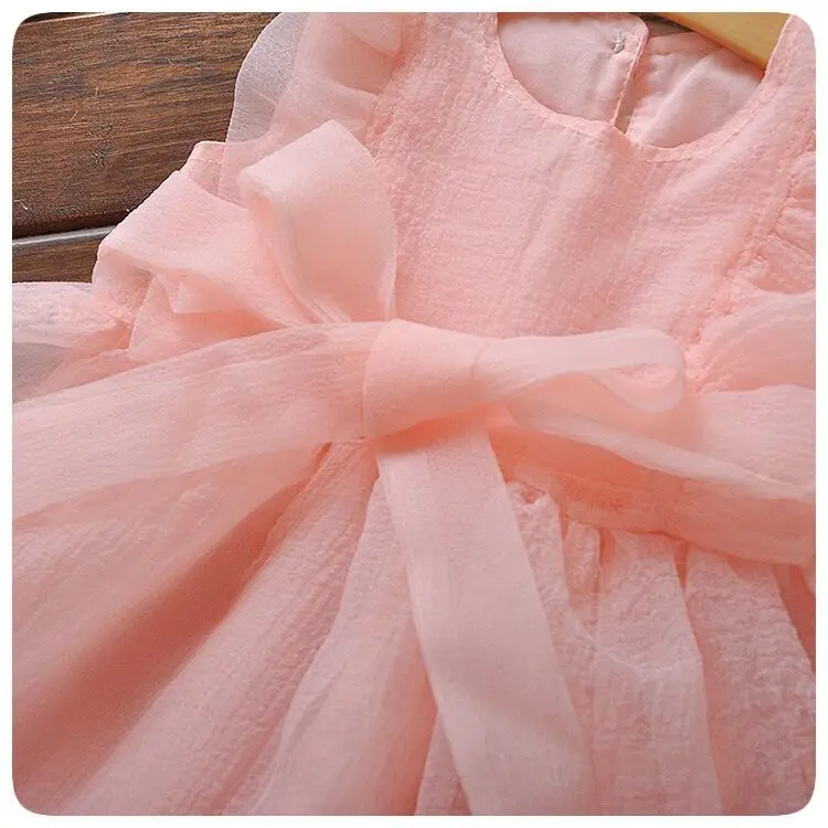 Женское летнее платье с бантом без рукавов|infant summer dresses|baby girl dressvestido infantil |