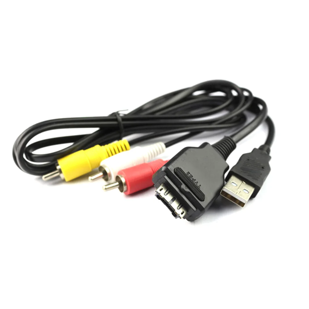 2in 1 USB синхронизация данных и AV ТВ Видео кабель Шнур для Sony VMC-MD2 Cyber-Shot DSC-T900/B T900/R T900/T
