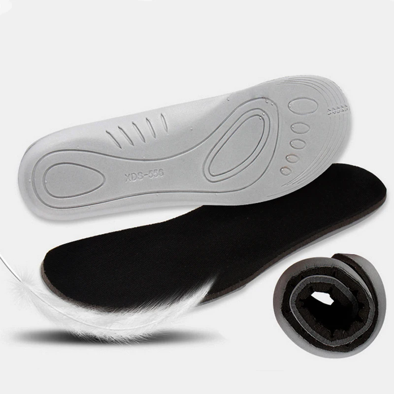 Спортивные стельки с эффектом памяти амортизирующие вставки из пены дышащие для