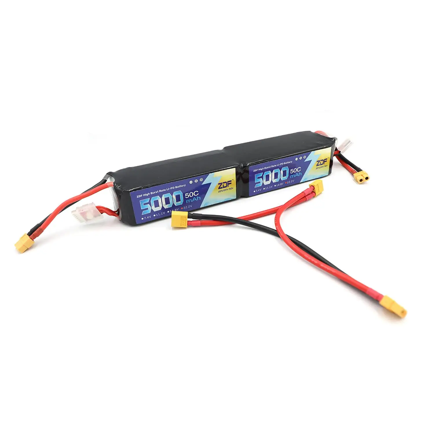 ZDF RC Lipo 12S аккумулятор 44 4 в 5000 мАч 50C Burst 100C для вертолета радиоуправляемая модель