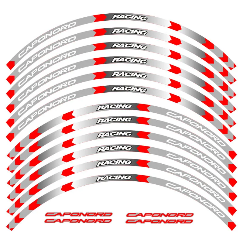 

New Motorcycle High Quality Wheel Decal Reflective Stickers For Aprilia CAPONORD 1200 RALLY CAPONORD 1200 TRAVEL PACK