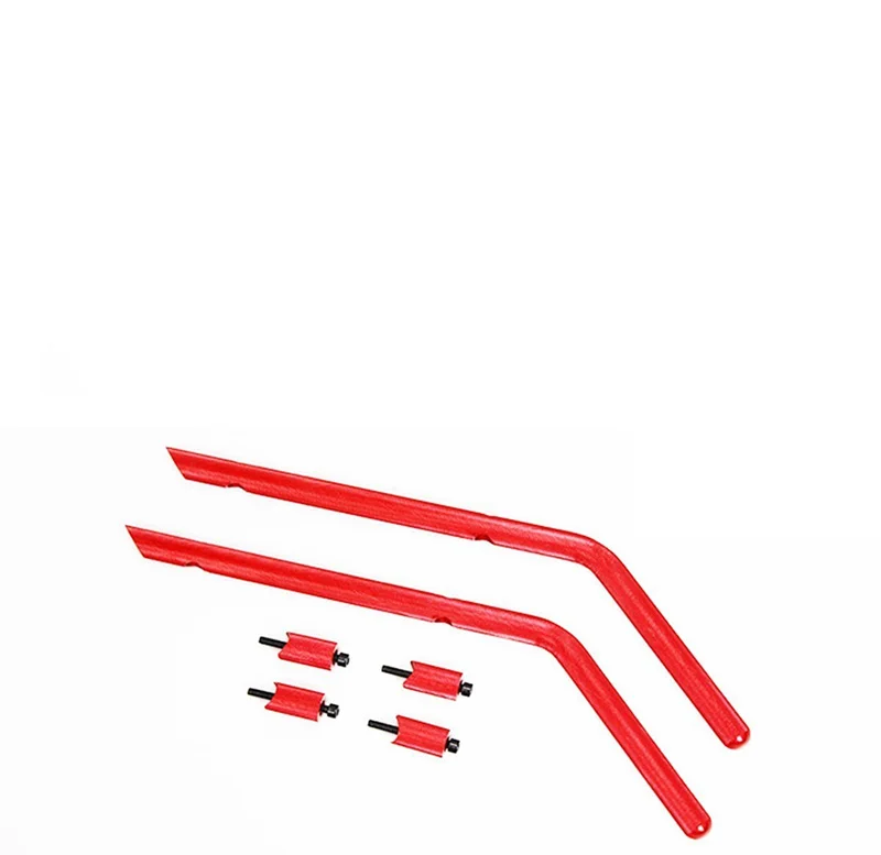 Rear Handle red Запчасти для Jeep JK, подлокотник из алюминиевого сплава для салона автомобиля, 2/4 двери, передняя и задняя рукоятка для Jeep Wrangler 2007 Up, автомобильный Стайлинг - Цвет: Rear Handle red