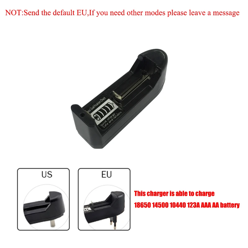 Charger 8000лм светодиодный фонарик Портативный мини фонарь XM-L T6 фонарик с 5 режимами водонепроницаемый фонарик 18650/AAA зарядное устройство - Испускаемый цвет: Charger