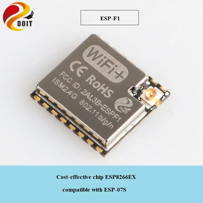 esp-f1 Модуль Wi-Fi ESP8266 ESP8285 ESP-12E ESP-12F ESP-F ESP-M1 ESP-M2 DT-06 ESP-01s ESP-07 Wroom-02 ESP32 2,4G XH-NF-01 RC игрушки - Цвет: esp-f1