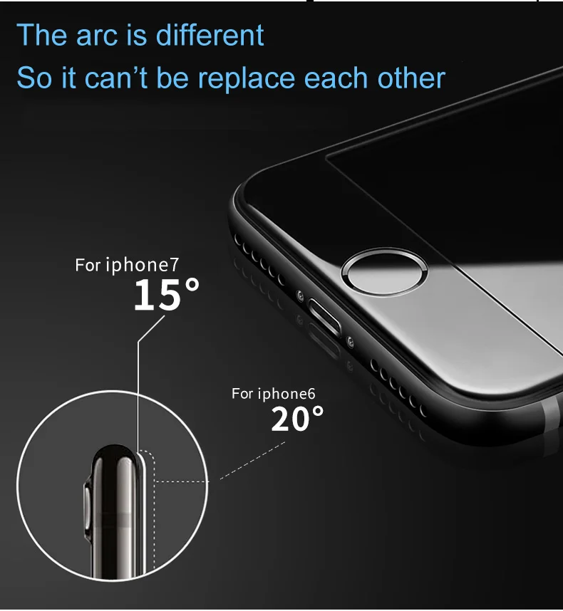 Best Real 3D 4D изогнутые полное покрытие экран протектор 9 H 5D 6D закаленное стекло для iPhone 6 6 S 7 8 Plus X Xs Max XR против отпечатков пальцев