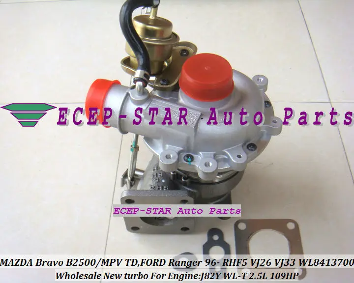 Турбина Turbo RHF5 VJ26 VJ33 WL84 VA430089 для Ford Ranger Double Cab MAZDA Bravo B2500 MPV WL T J97A J82Y 2 5 л бесплатная