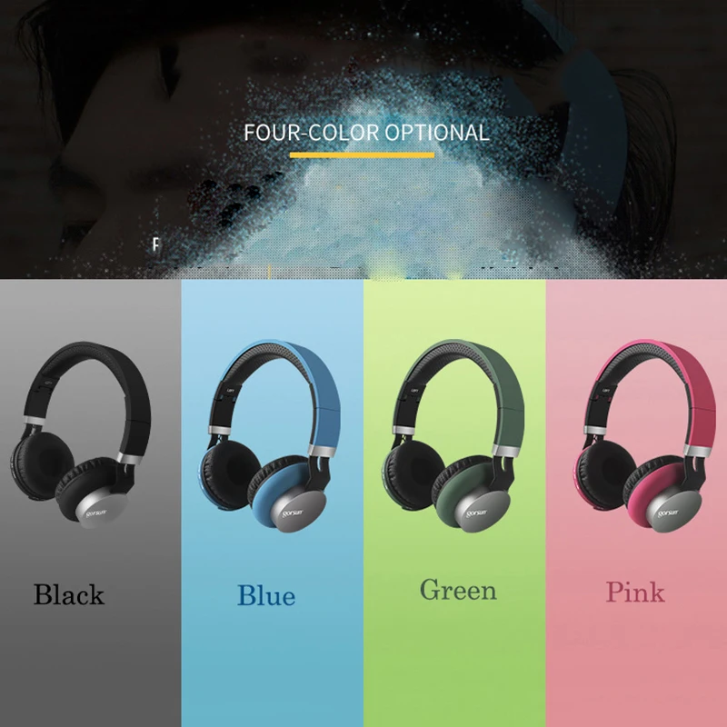 Беспроводная складная Bluetooth гарнитура E89 регулируемые наушники с микрофоном для