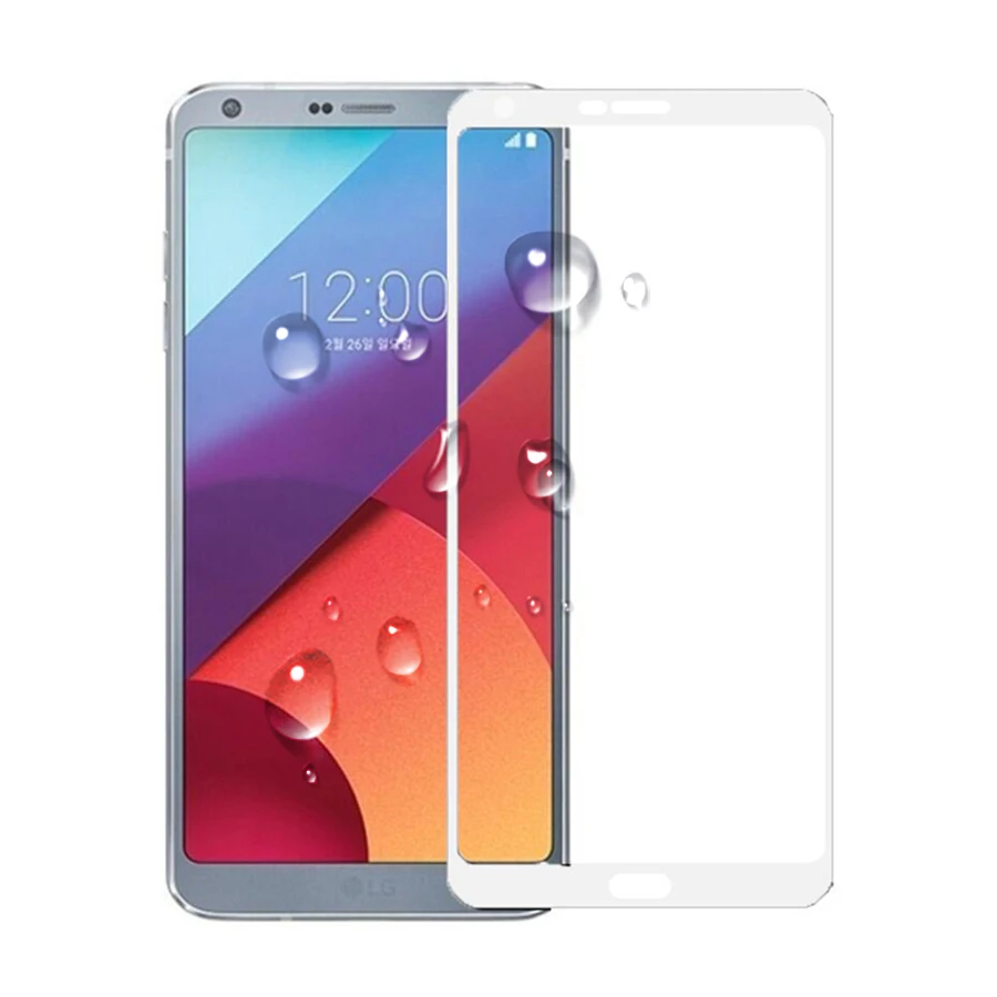 Полное покрытие для LG G6 закаленное стекло Защита экрана K8 G 6 защитная пленка 9H от