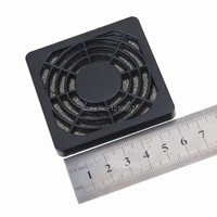 500pcs lot 6cm 60mm fan filters black plastic dust network cooling fan dedicated grille