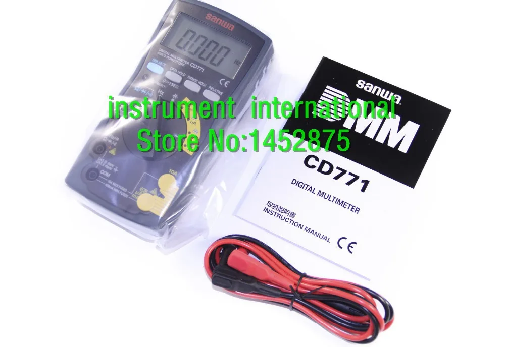 Цифровой мультиметр SANWA CD771 со светодиодсветодиодный светкой|digital multimeter|multimeter
