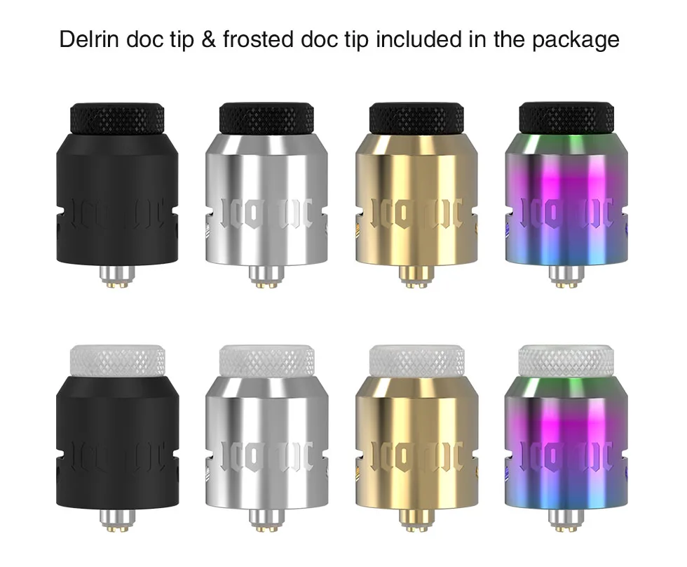 Original Vandy Vape ICONIC RDA Tank Atomizer with Side and Bottom Airfow System Compatiable 510 Mods | Электроника