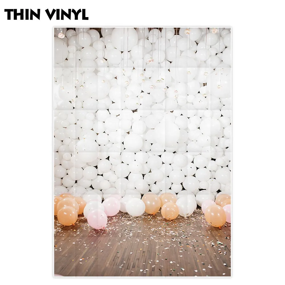 Allenjoy фоны для фотосъемки белые воздушные шары планка Конфетти Для дома Вечеринка